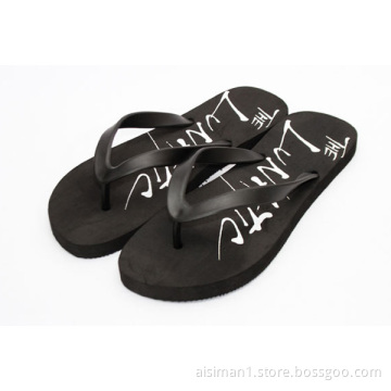 Black Flip Flops